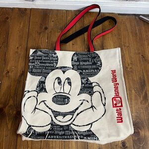 Disney parks Walt Disney world Mickey Mouse canvas tote bag
